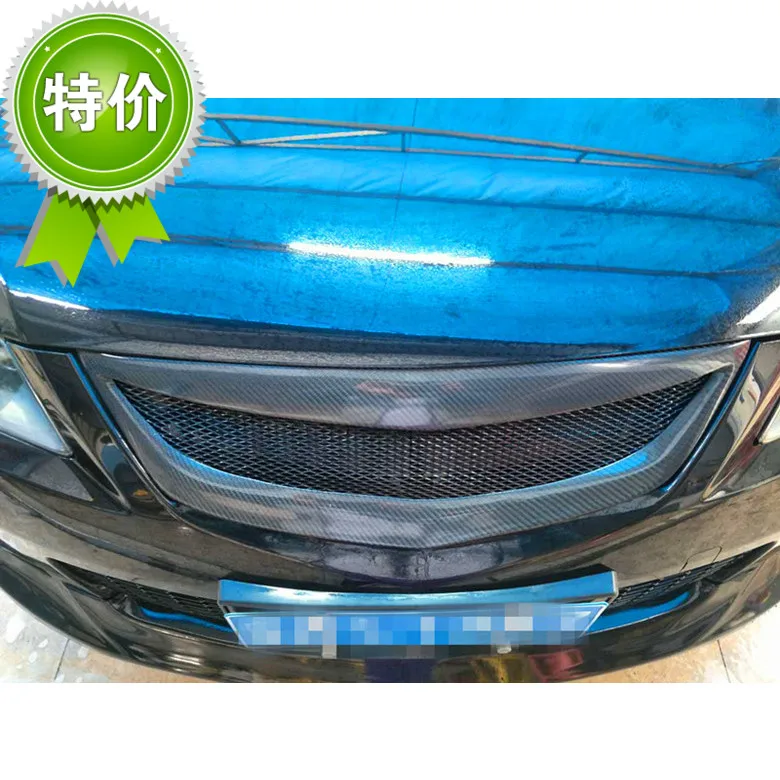 Подходит для MAZDA M6 2011- карбоновый автомобильный гриль высокого качества