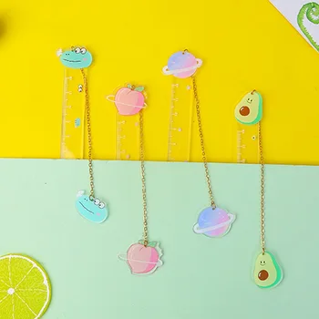 

Cartoon Creativity Fruit Planet Lemon Ruler Measuring Straight Ruler Tool Promotional Gift Stationery