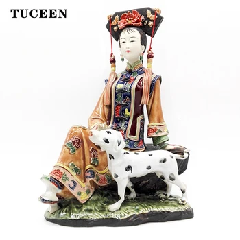 

Home Decor Sculpture Ceramic Statues for Decoration Home Decoration Accessories Decorative Ceramic & Enamel Figurines Crafts