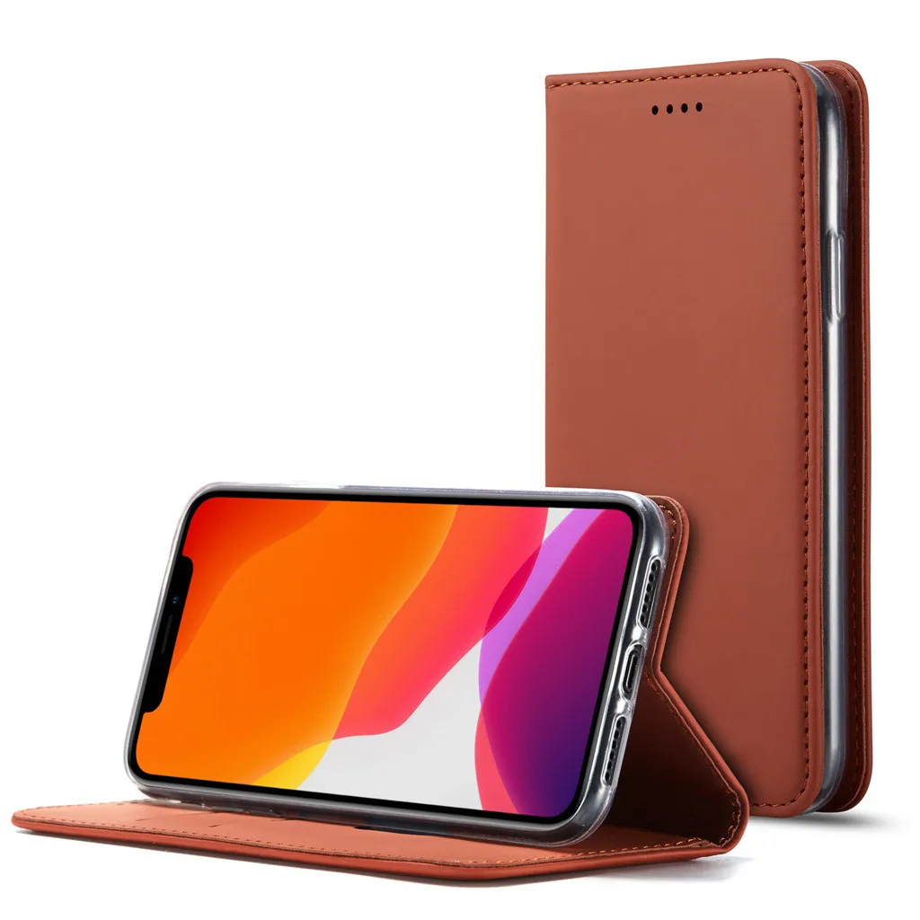 Кожаный чехол-бумажник для IPhone, чехол для iPhone 11 pro, 5,8 дюймов, слот для карт, флип, Роскошный кошелек, чехол для телефона, полное покрытие - Цвет: BW