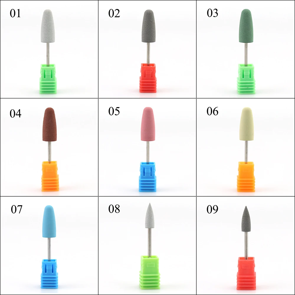 

Rubber Silicon Nail Drill Bit Cutter For Manicure Pedicure Electric Milling Cutter Cuticle Clean File Nail Art Accessory