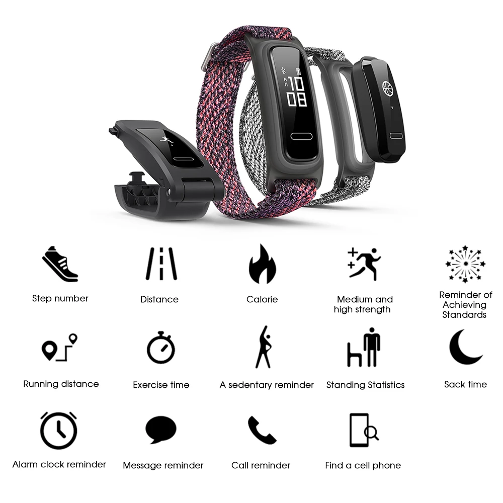 HUAWEI Band 4e Smart Bracelet Fitness Tracker Wristband Running Basketball Footwear Mode 5ATM Waterproof Men Women Smart Watch