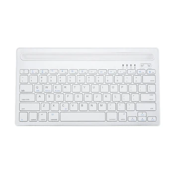 

Wireless Bluetooth Keyboard Dual Channel Multi-Device Universal Rechargeable Keyboard for Tablet Smartphone PC IOS Mac