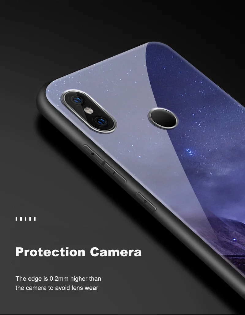 Чехол из закаленного стекла для Xiaomi A1 A2 Lite 5X 6X сумка для Redmi 4X 5Plus 5A 6 6A 7 Go S2 Y3 для Redmi Note 6 7 премьер-профессионал TPU Shell