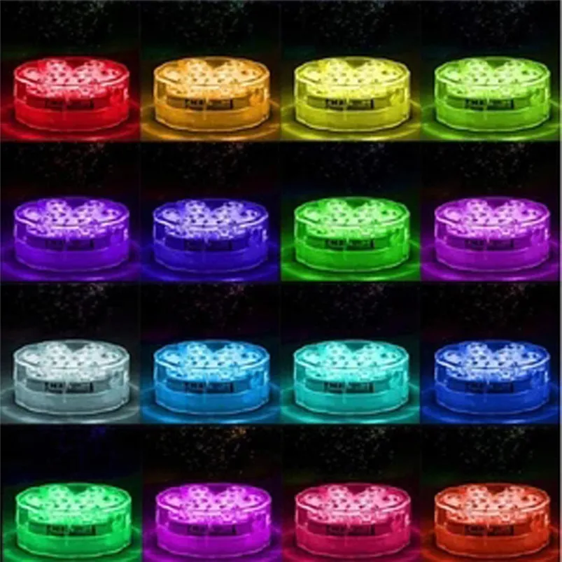 Waterproof Wireless Home Garden Hotel Swimming Pool Party Effect LED Light 16 different static colors Lamparas 40NOV711
