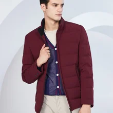 BOSIDENG короткий пуховик мужской деловой досуг стоячий воротник зимнее теплое толстое пальто B80141023