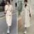 DEAT Тренчкот Женский элегантный Воротник Стойка С Поясом Pick Hip Solid Beige High Street 2021 New Autumn Fashion Coat TU159