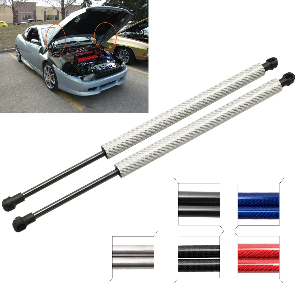 Per Fiat Coupé (Fa/175) Coupé 1993/11 - 1996/08 Cofano Anteriore In Fibra Di Carbonio Sollevatore Cofano Supporti Ammortizzatori Molle A Gas Puntoni 6