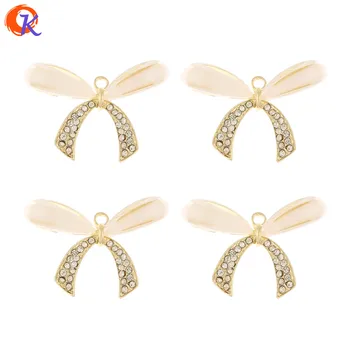 

Cordial Design 50Pcs 21*31MM Jewelry Accessories/Earring Findings/Hand Made/Bowknot Shape/Earrings Connectors/Charms/DIY Making