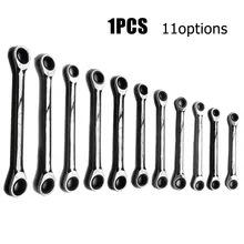

8mm-24mm Double-headed Ratchet Wrench Quick Wrench Combination Wrenches Hand Tool For Nut Spanner Chrome Finish
