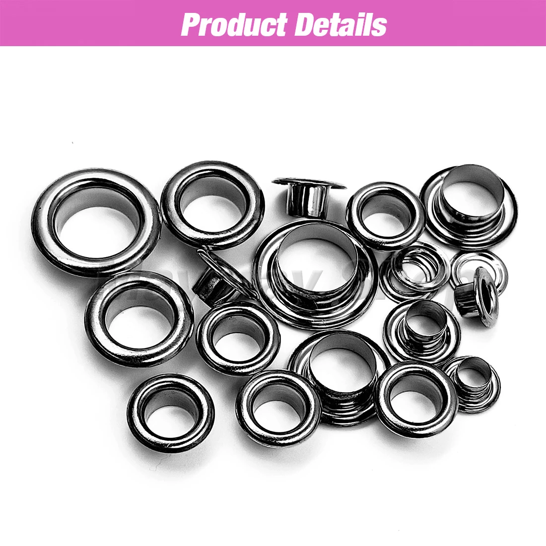 Eyelet Punch Tool Set Eyelet Grommet Ring Kit Eyelet Grommet Ring Grommet Punch Tool Grommet Tool Eyelet Grommet Dies Grommet Tool Kit Grommet Eyelet Kit Screw Back Eyelets Metal Eyelet Buttons 50set Gunblack Colors Metal Eyelet Grommets With Eyelet Punch Die Tool Set