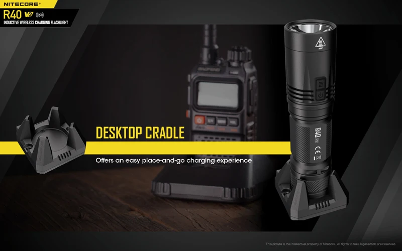 NITECORE R40 V2 Wireless Charging Flashlight (12)