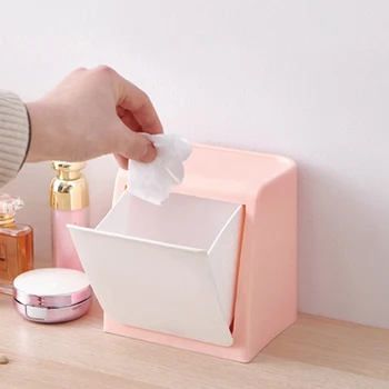 

Creative Wall Mount Waste Bin Desktop Garbage Basket Home Table Plastic Office Trash Kitchen Can Dustbin Sundries Barrel Box