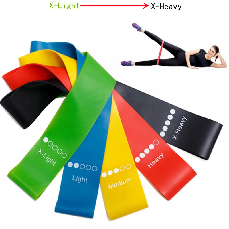 Elasticos Fitness Musculacion Banda De Resistencia Con Bucle Para Pilates Y Yoga - Ligera, Media Y Pesada | Set De 3 Colores RYG Banda Fitness Resistencia