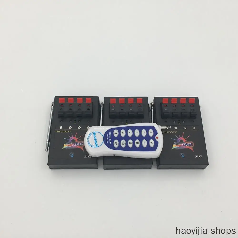 

New Wedding Fountain Receiver Remote Control 12 Lead Ignition System Basic Wireless Control 3 Fireworks Pyrotechnic Fashion
