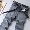 2022 New Men's Jeans Classic Style Business Casual Advanced Stretch Regular Fit Denim Trousers Grey Blue Pants Male ► Photo 2/6