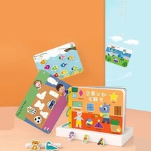 Outils pédagogiques Montessori pour l'apprentissage préscolaire, enseignement cognitif, Concentration, jouets éducatifs, cadeaux pour enfants, 2021