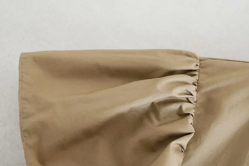 Дропшиппинг Офис blusas mujer de moda Повседневная блуза кофейного дворца женская блузка с оборками Женская мода blusa feminina