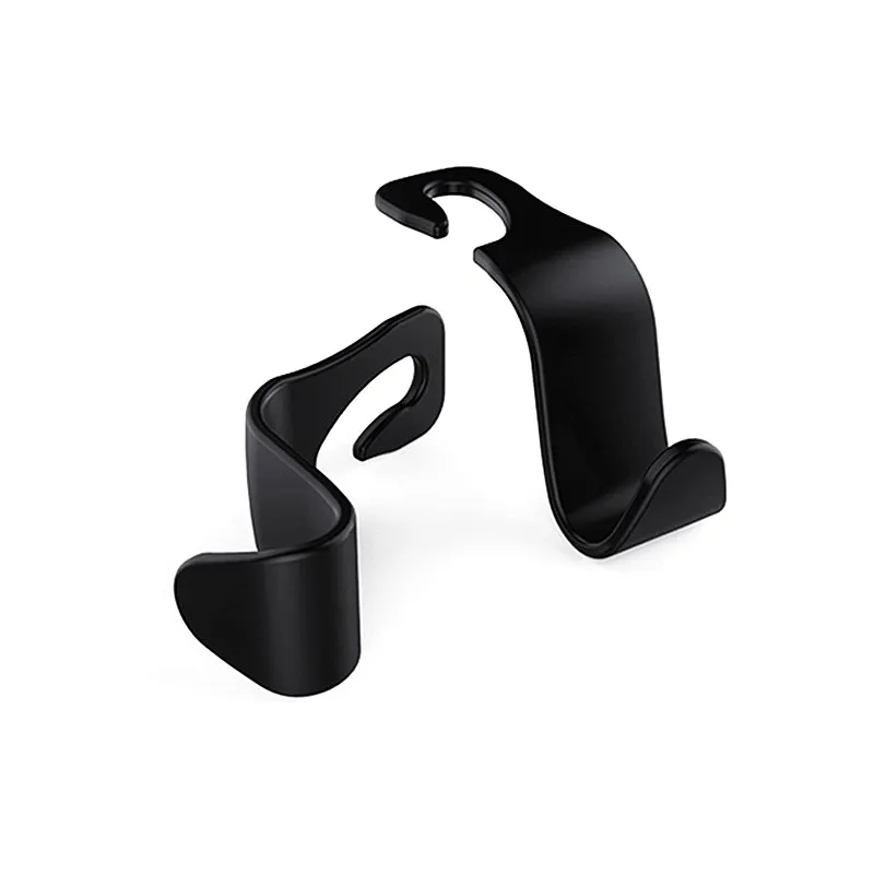 1pcs Car Seat Back Hooks Hanger Organizer Universal Headrest Mount Storage Hook House Storage Simple Styling Car Coat Hanger