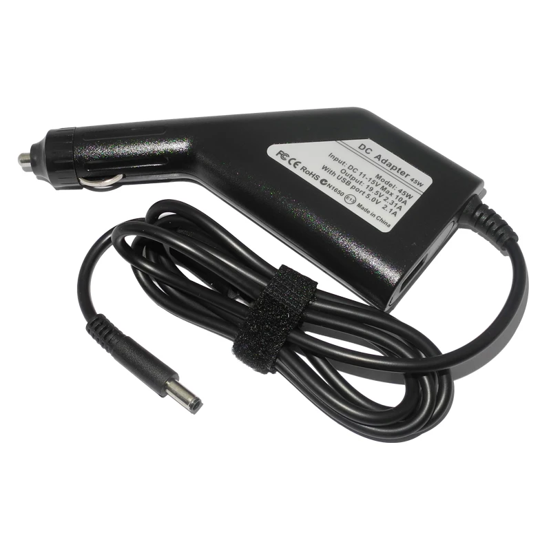 Cena 19.5V 2.31A 45W Dc ładowarka samochodowa zasilacz laptopa do Dell XPS 11 12 13 DA45NM131 LA45NM131 DA45NM131 13 6928SLV 13 4040SLV