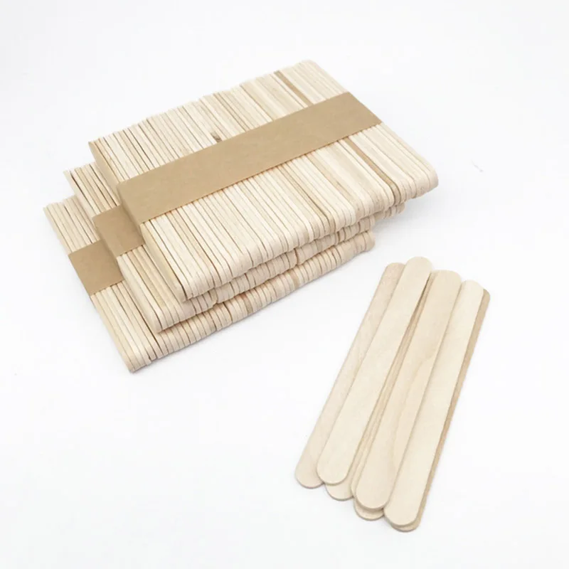 50pcs Popsicle Stick Ice Cube Maker Cream Tools Model Special-Purpose  Wooden Craft Stick Lollipop Mold Accessories