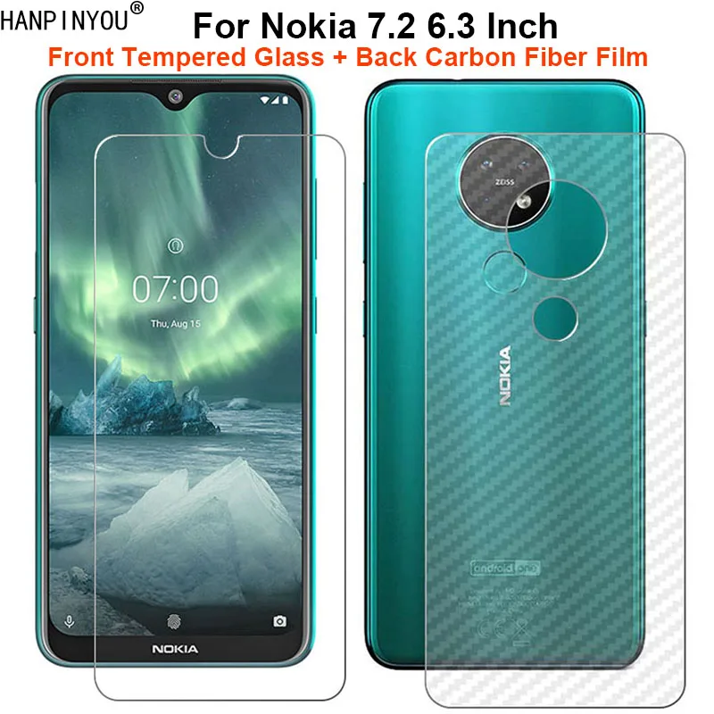 Для Nokia 7 2/6 2 6 3 &quot1 комплект = мягкая задняя пленка из углеродного волокна +