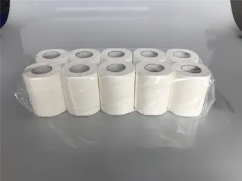 

Home Bath Toilet Roll Paper Restaurant Hotel Roll Paper Household Toilet Paper Primary Wood Pulp Tissue Roll Paper 10 Rolls