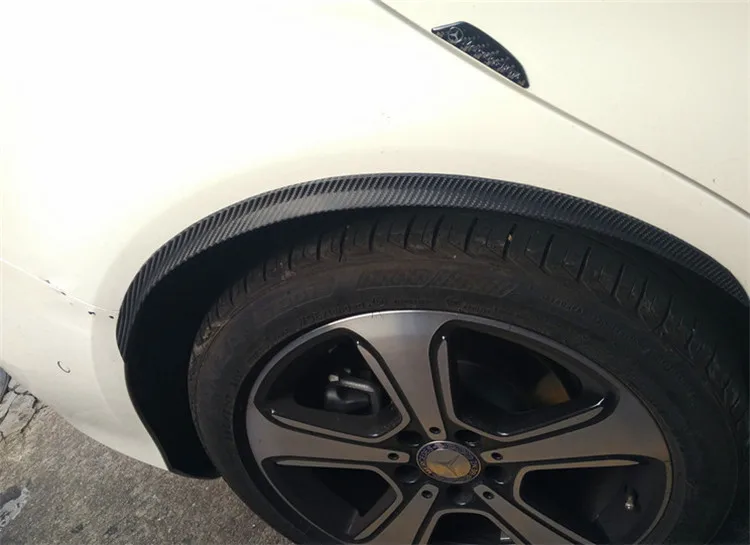Стильный комплект из углеродного волокна для брызговиков и губ универсальные