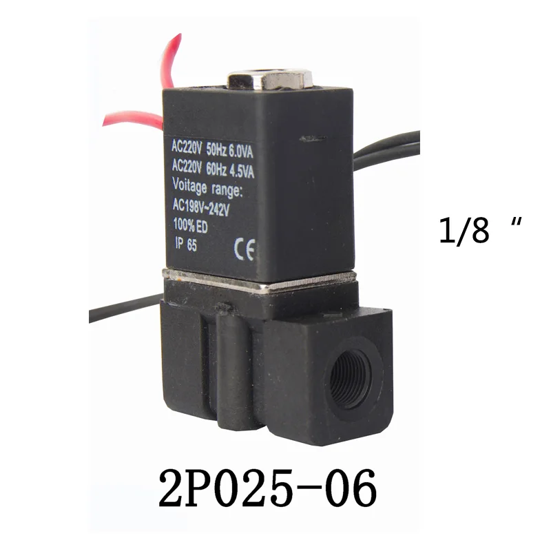 2P025-08 2P025-06 бутадиен-нитрильный каучук 1/" 1/4" NPT, электрический клапан-бабочка 2 способ пневматические небольшой Соленоидный клапан диспенсер для воды электромагнитный клапан