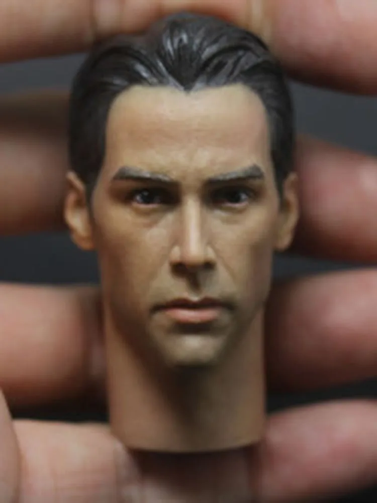 1/6th Neo Keanu Ривз человек голова лепить с шеи ПВХ Fit 12 дюймов фигурки Куклы