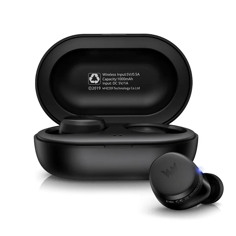 Whizzer APTX Bluetooth Earphone C3 TWS Wireless Earbuds Original ANC earbuds with Qualcomm Chip bass Volume Control 36H Playtime