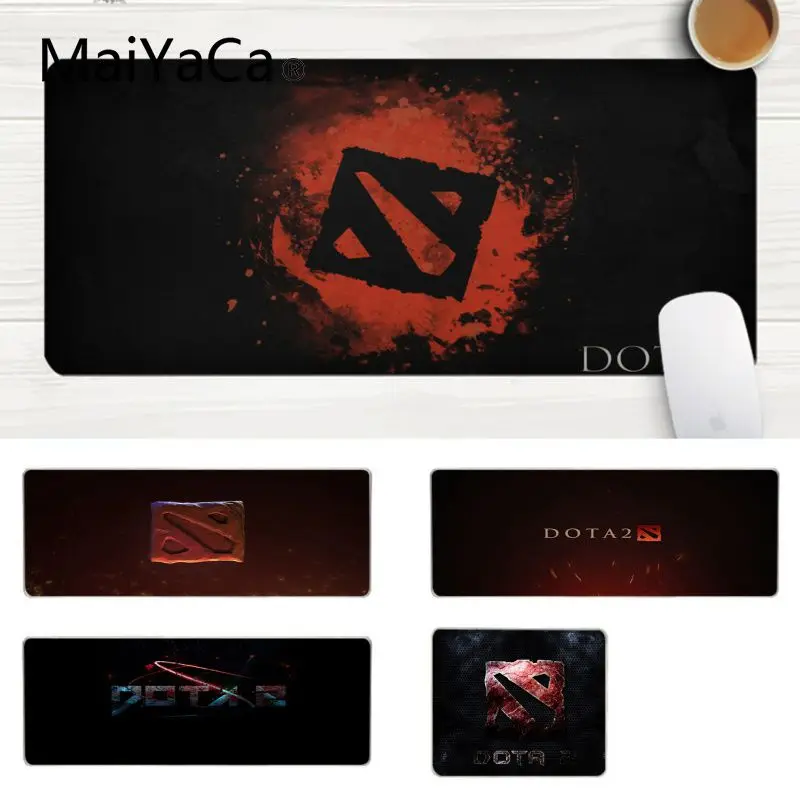  MaiYaCa Personalized Cool Fashion Game Dota 2 Logo Games Durable Rubber Mouse Mat Pad Large Lockedg