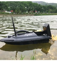 Flytec 500m Remote Control Fishing Bait Boat RC Boat 2011-5 Fish Finder 1.5kg Fish Ship Speedboat RC Toys 5.4km/h Double Motor 2