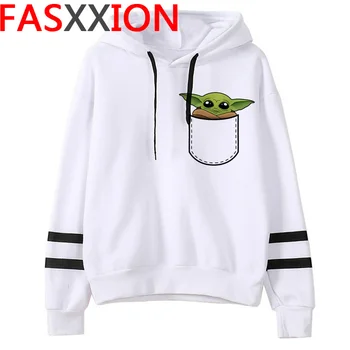 

Baby Yoda Hoodies Men 2020 Kawaii Cartoon Hoody Yoda Cute Sweatshirt Harajuku Funny Male Graphic 90s Hip Hop