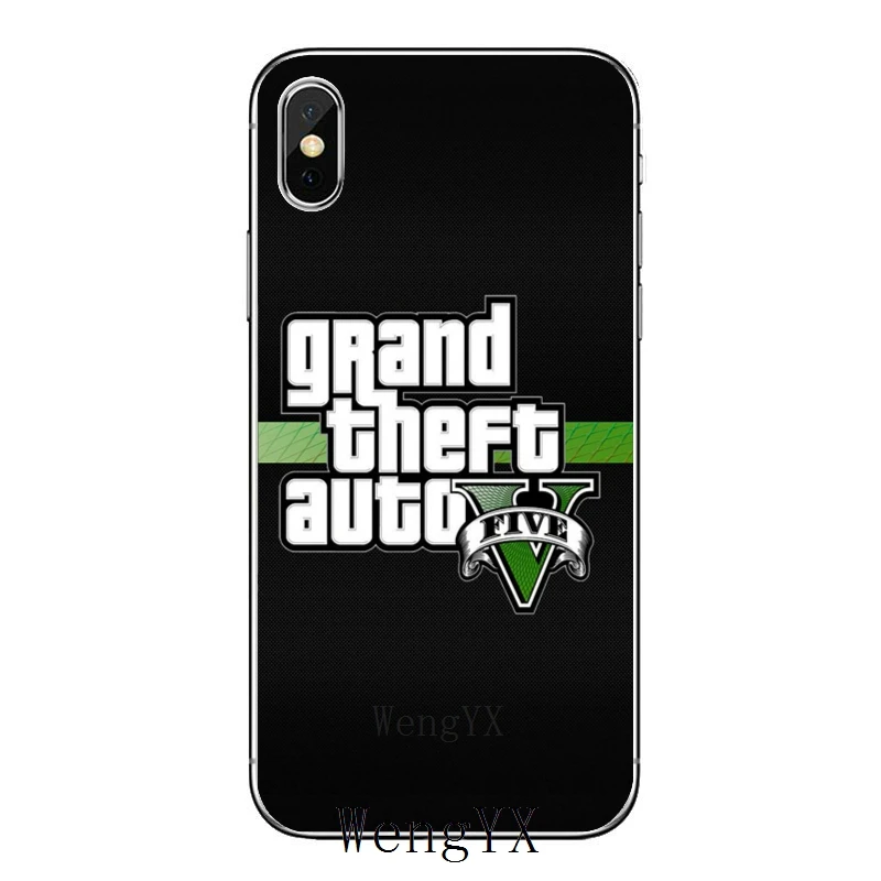 cute huawei phone cases GTA 5 Grand Theft Auto V Accessories Phone Case For Huawei P30 P20 Pro P10 P9 P8 Lite Y5 Y6 Y7 Y9 P Smart Plus 2018 2019 pu case for huawei Cases For Huawei