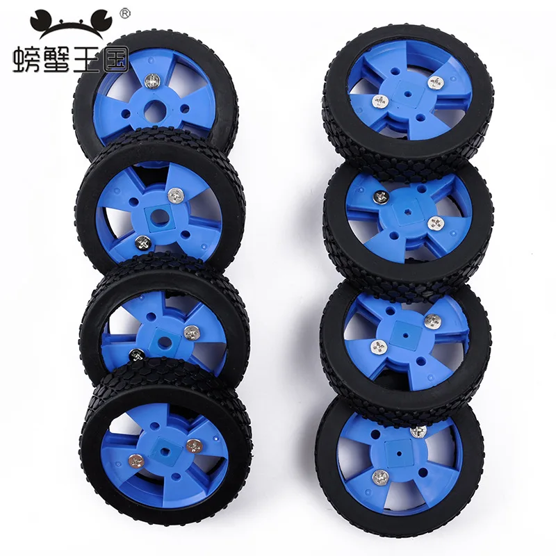 

Crab Kingdom DIY Science And Technology Small Production Line Car Toy Model Wheel Rubber Wheel Hub Multi-Specification