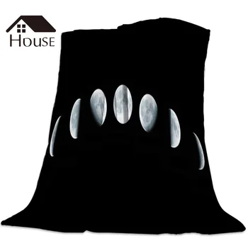 

Moon Throw Blanket Soft Comfortable Velvet Plush Blankets Warm Sofa Bed Sheets
