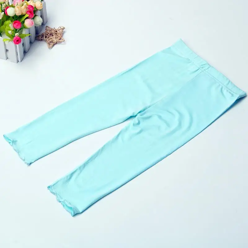 New Arrival Summer Girls Pants Calf-length Skinny Pants Girl Leggings Child Children Pants Kids Clothing 3T-8T - Цвет: P5
