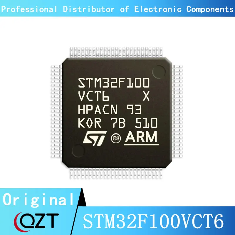 10pcs/lot STM32F100 STM32F100VC STM32F100VCT6 LQFP100 Microcontroller chip New spot stm32f100vct6 stm stm32 stm32f stm32f100 stm32f100vc new original ic mcu flash lqfp 100