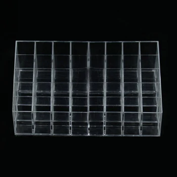 

Transparent Multifunctional Home Bedroom Lipstick Stand Case Cosmetic Makeup Tools Organizer Holder Plastic Box