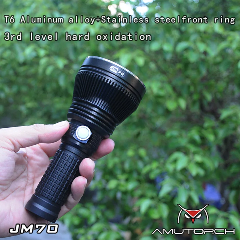Фонарик Amutorch JM70 CREE XHP70.2 4000LM 716 м дальний свет для охоты 26650|flashlight usb|led flashlight usbtactical |