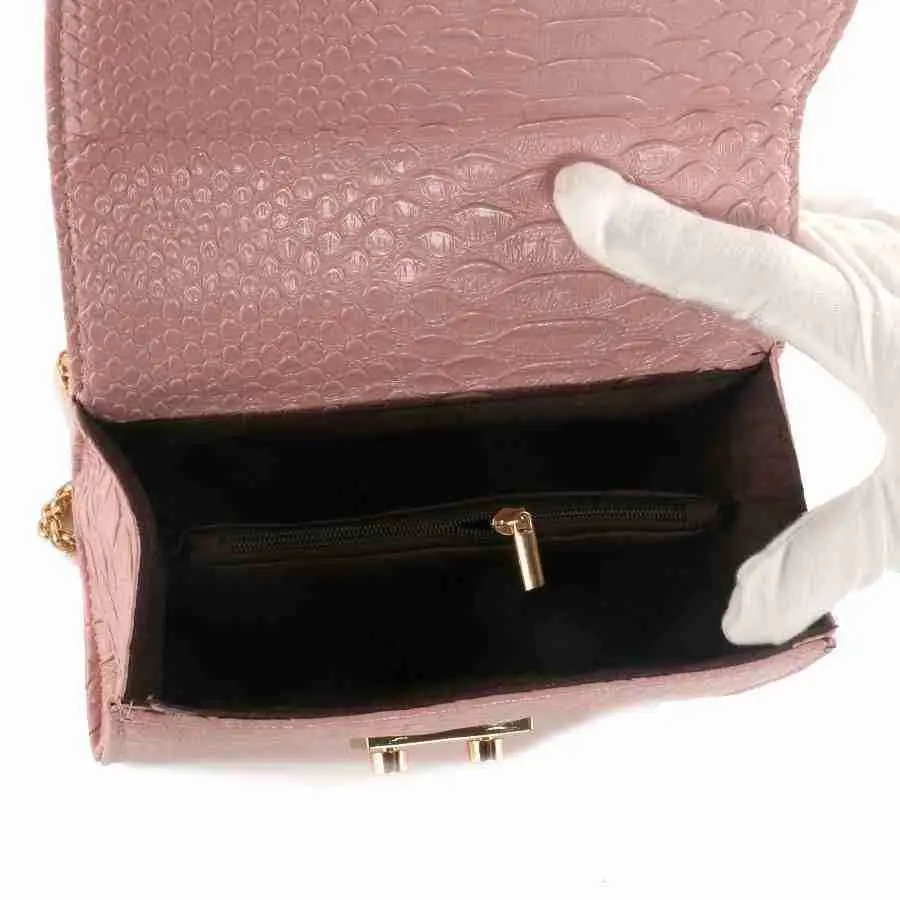 Messenger Bags Women Chains Shoulder Bag Snake Skin Luxury Handbags Women Bags Designer Female Totes Small Girls Bolsas