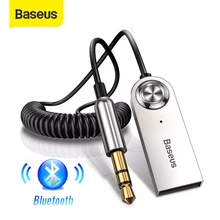 Audio-Transmitter Cable Jack-Dongle Car-Kit Bluetooth-Adapter Baseus Aux Handfree