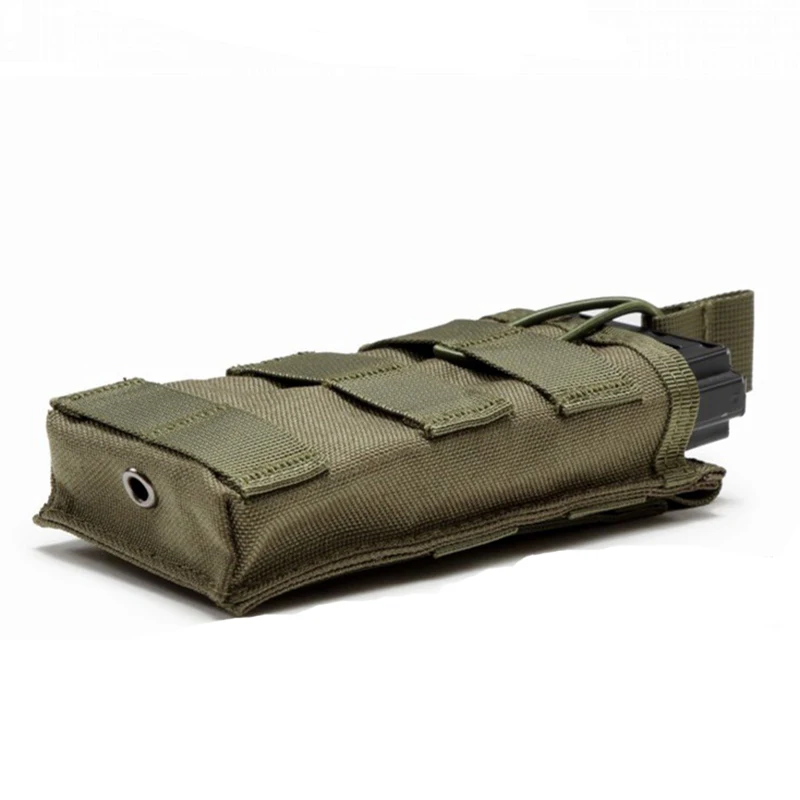 Охотничий страйкбол Molle тактический военный Molle зажим AR15 M4 5,56. 223 подсумок для одного магазина Wargame gear с открытым верхом картриджный мешочек