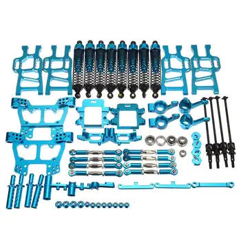 

Upgrade Parts Package For HSP RC 1:10 94111 94108 Crawler Car Truck Blue Parts & Accs Aluminum Alloy Blue