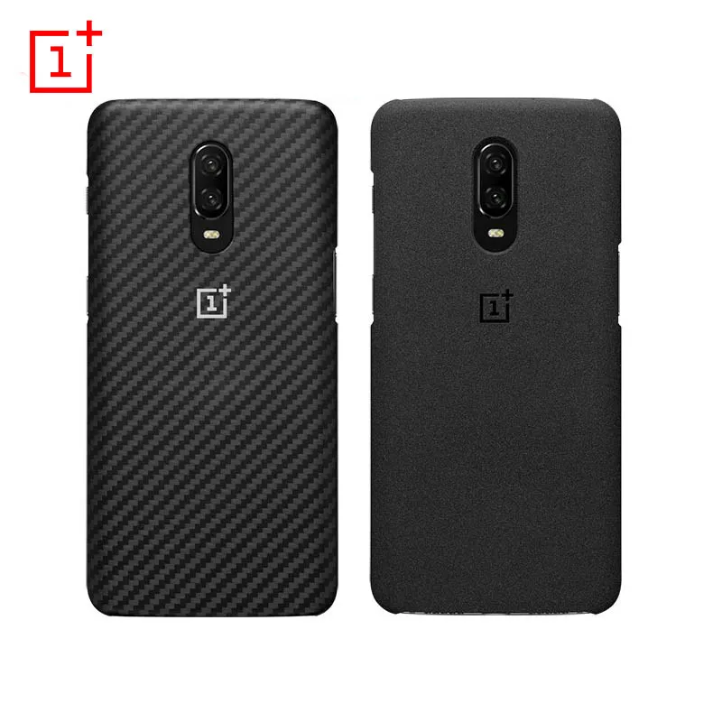 Оригинальный чехол для OnePlus 6T Karbon из арамидного волокна полукруглая задняя