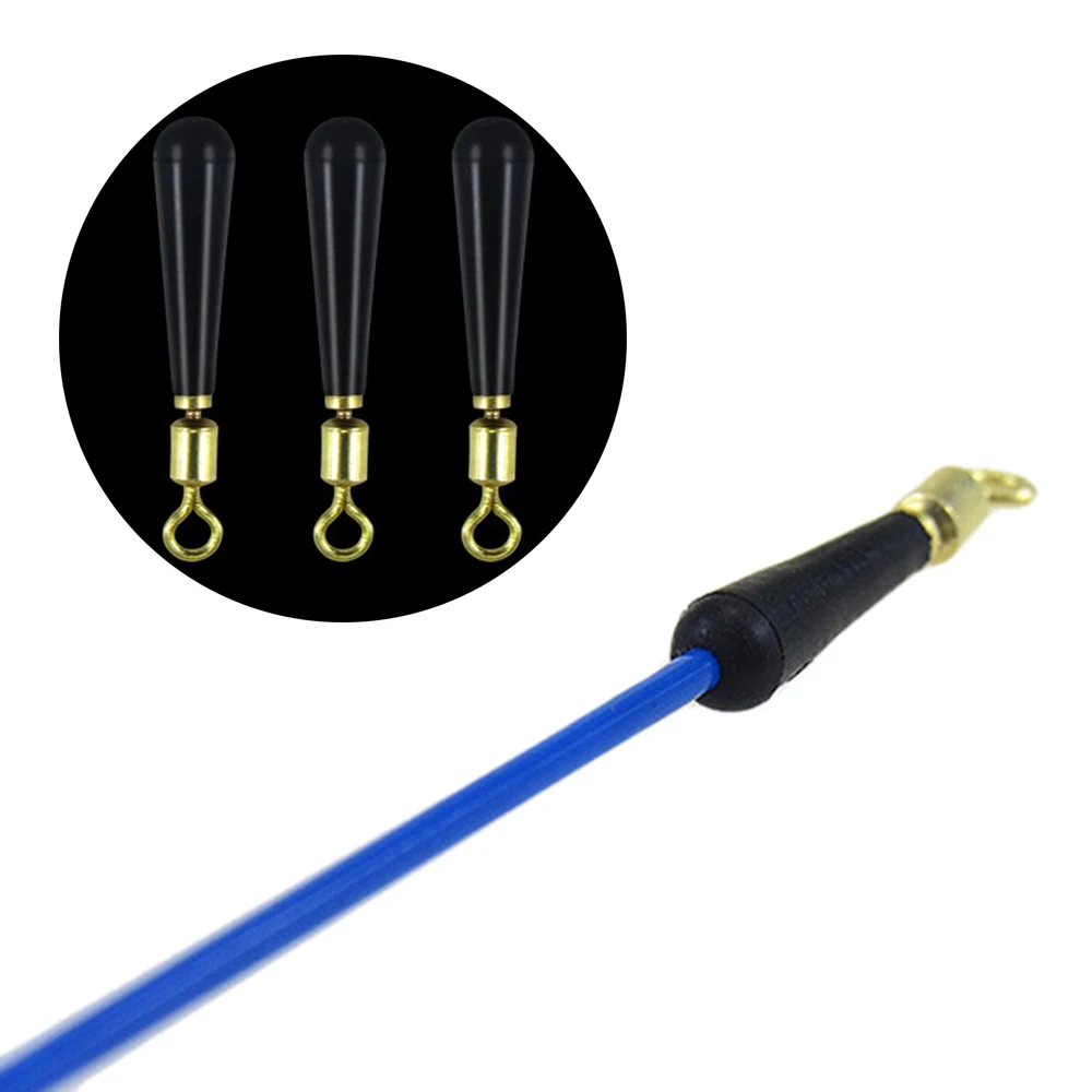 

3pcs Drift Fishing Floats Seat Copper Head Rubber Bobber For Led Fishing Float Rotation Buoy Seat High Quality Fishing Supplies