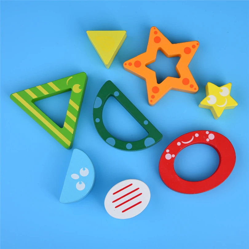 Деревянный 3D пазл мультяшный паззл развивающие, Обучающие игрушки для детей ясельного возраста Развивающие игрушки для детей Детские