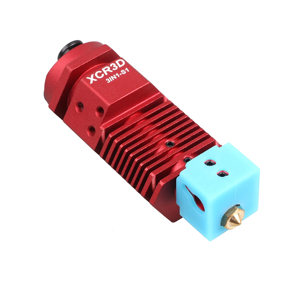 XCR3D 3D Printer Part hotend 3IN1 S1 Hot end 3 in 1 print head Color 0 4