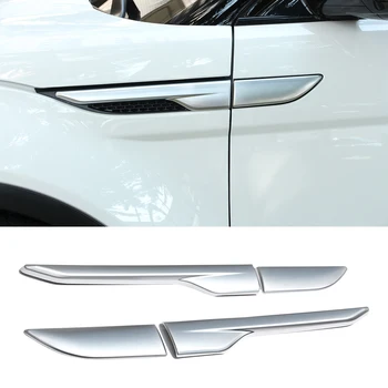 

2pcs Car Side Vent Cover Trim Air Vent Outlet Cover Decoration Stickers Fit For Range Rover Evoque 2012-201